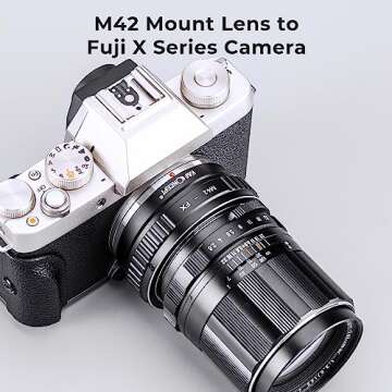 K&F Concept Premium M42 to Fuji X Series Lens Mount Adapter