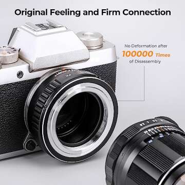 K&F Concept M42 Lens Adapter for Fujifilm X Cameras