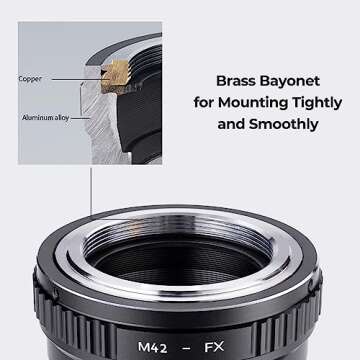 K&F Concept M42 Lens Adapter for Fujifilm X Cameras