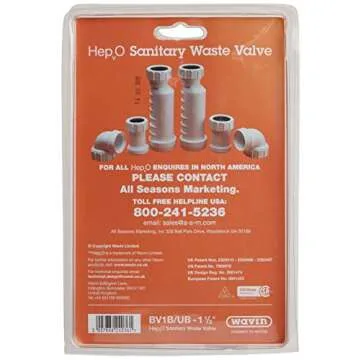 Wavin HepvO Waste Valve Kit - Efficient Odor Control