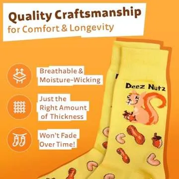Funny Dress Socks - TC9SOCKS Novelty Meme Crew Socks