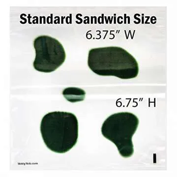 Witty Yeti Fake Mold Sandwich Bags 40 Pack for Office Pranks