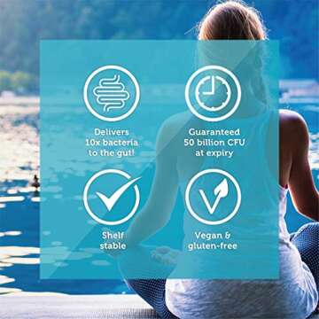 Genuine Health Probiotics, 50 Billion CFU, Daily Care, 15 Diverse Strains, Soy Free, Gluten Free, Vegan Delayed-Release Capsules for Advanced Gut Health, 30 Count