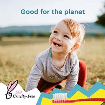 RADIUS Totz Toothbrush Extra Soft for Delicate Teeth Ages 18M+