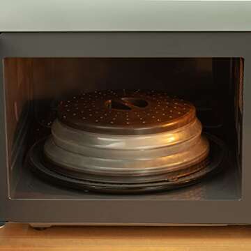 WENWELL Collapsible Microwave Splatter Cover - BPA-Free