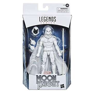 Marvel Hasbro Legends Series 6-inch Collectible Moon Knight Action Figure Toy, Ages 4 and Up