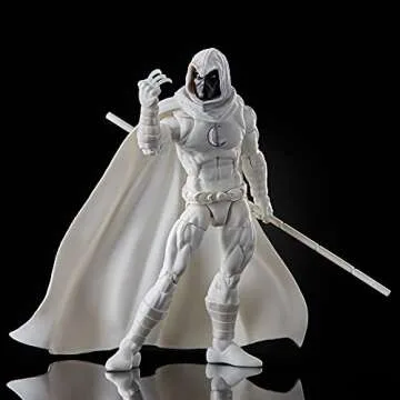 Marvel Hasbro Legends Series 6-inch Collectible Moon Knight Action Figure Toy, Ages 4 and Up