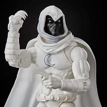 Marvel Hasbro Legends Series 6-inch Collectible Moon Knight Action Figure Toy, Ages 4 and Up