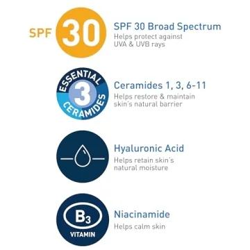 CeraVe AM Facial Lotion SPF 30 for Hydrated Skin