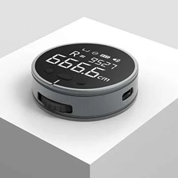 Digital Tape Measure Rechargeable Small Smart Long Distance Rolling Measuring Tool for Flat Curved Diameter Odd Shape High Precision Father's Gift