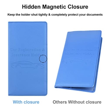 Cacturism Car Registration and Insurance Holder - Stylish Organizer