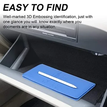 Cacturism Car Registration and Insurance Holder - Stylish Organizer