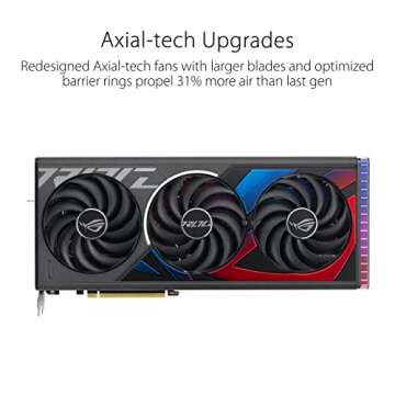 ASUS ROG Strix NVIDIA GeForce RTX™ 4070 Ti OC Edition Gaming Graphics Card (PCIe 4.0, 12GB GDDR6X, HDMI 2.1a, DisplayPort 1.4a)