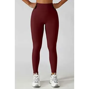 QINSEN High Waisted Seamless Leggings for Women