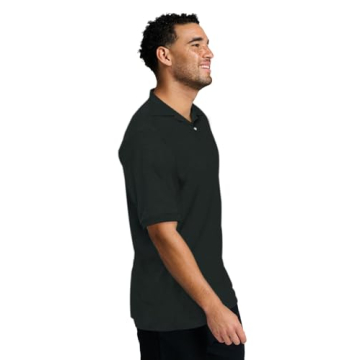 Jerzees Men's Short Sleeve Polo Shirt - Eco-Friendly Comfort & Style