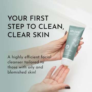 BOLDEN Skin Clarifying Cleanser | pH-balanced Foaming Gel Cleanser | Sulfate-free Cleanser for Oily ...