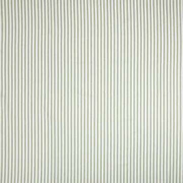 Cackleberry Home Tarragon Green and White Ticking Stripe Fabric Tablecloth Woven Cotton, 52 x 70 Rectangular