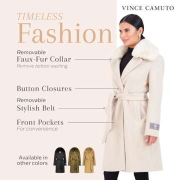 Elegant Vince Camuto Winter Trench Coat for Women