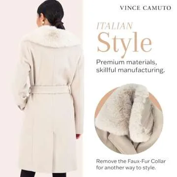 Elegant Vince Camuto Winter Trench Coat for Women