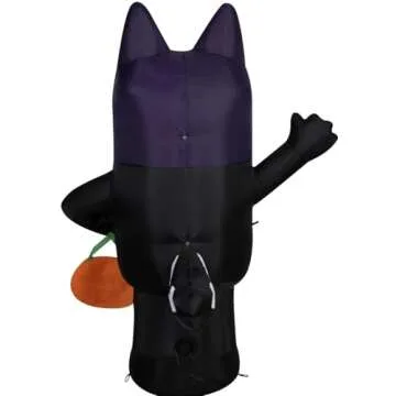 Halloween Bluey Skeleton Inflatable 5ft Fun Decor