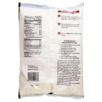 JFC Panko Bread Crumbs, 12-Ounce Packages (Pack of 6)