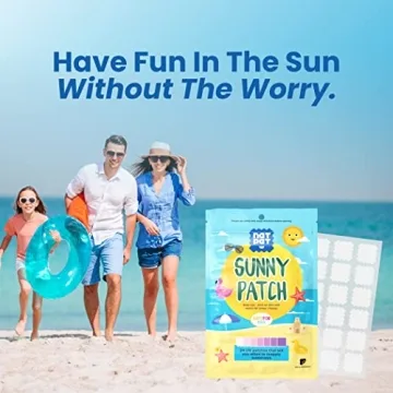 Sunny Patch UV Detection Stickers for Sun Safe Fun