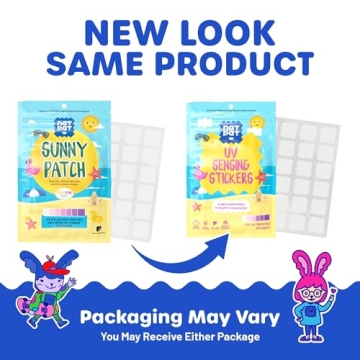 Sunny Patch UV Detection Stickers for Sun Safe Fun