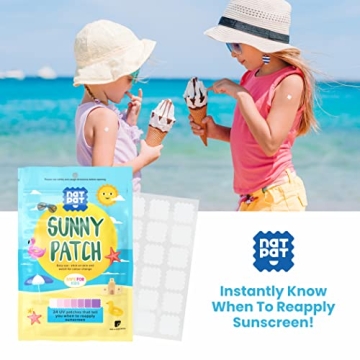 Sunny Patch UV Detection Stickers for Sun Safe Fun
