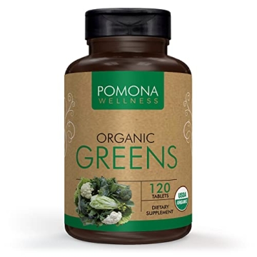 Pomona Wellness Super Greens Supplement, Full Of Superfood Vitamins & Minerals, Fruits & Vegetable, ...