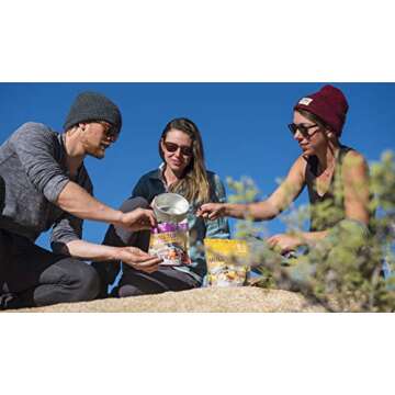 Wild Zora Paleo Freeze Dried Meals for Backpacking & Camping - Healthy Gluten Free & Grain Free Camping Meals/Backpacking Food + No Added Sugar - Great for Travel (Cliffside Coconut Berry 2-Pack)