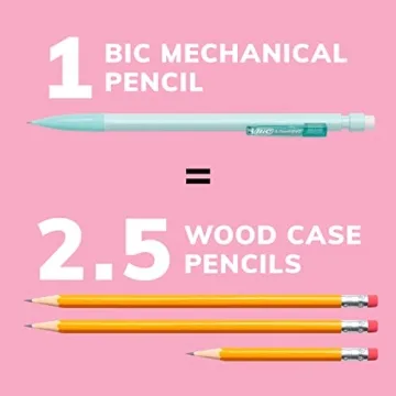 BIC Xtra Smooth 24 Mechanical Pencils Set with Erasers