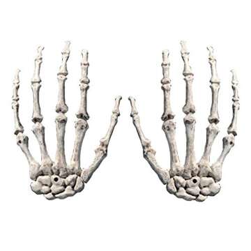 Realistic Skeleton Hands Halloween Props for Parties