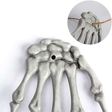 Realistic Skeleton Hands Halloween Props for Parties