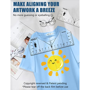 Vowlove Perfect T-Shirt Ruler for Accurate Vinyl Alignment