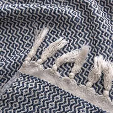 Natural U Turkish Hand Towel Set for Bathroom and Kitchen