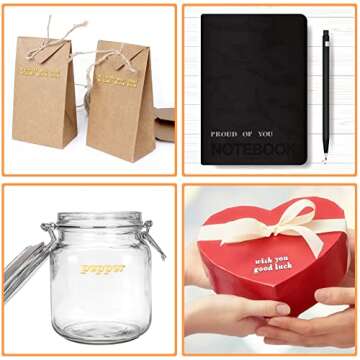 ANCIRS 24 Pack Resin Mini Letter Stickers for Nail Art, Glittering Epoxy Alphabet Number Stickers, S...