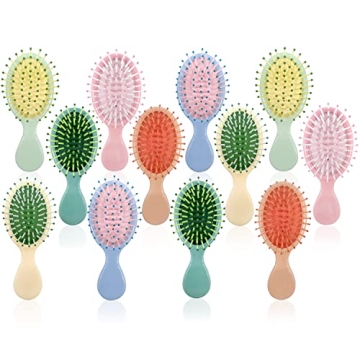 Mini Travel Hair Brush Set for Easy Detangling