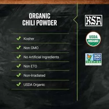 Frontier Chili Powder, Organic, 1.94 Ounce (Pack of 12)