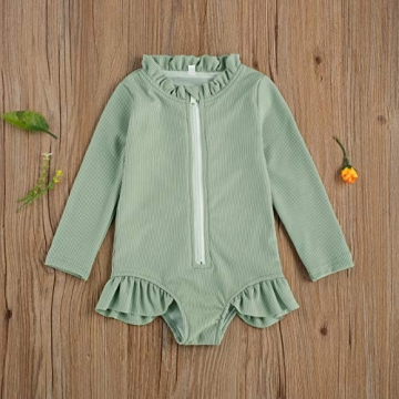 Stylish Karuedoo Baby Girl Swimsuit with Sun Protection