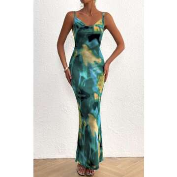 PRETTYGARDEN Floral Maxi Dress for Women - Wedding Guest Essential