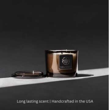 Aquiesse Sandalwood Vanille Medium Scented Candle, 5oz