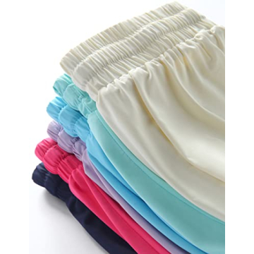 Girls Flowy Shorts with Spandex Liner for Fitness Running Sports