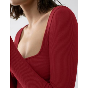 PUMIEY Long Sleeve Dress Soft Lounge Maxi for Women