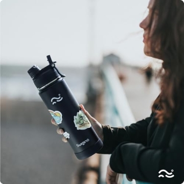 Swigina 2-in-1 Insulated Water Bottle - 36hrs Cold & 18hrs Hot