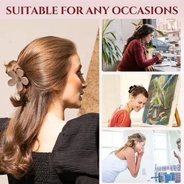 8 Pack Stylish and Durable Hair Clips for Women