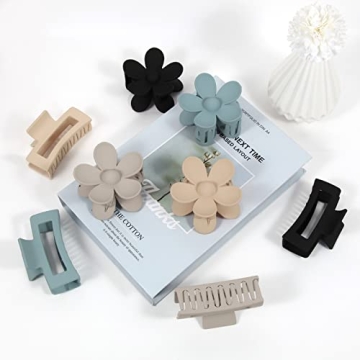 8 Pack Stylish and Durable Hair Clips for Women