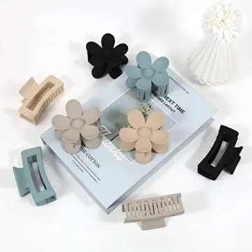 8 Pack Stylish and Durable Hair Clips for Women