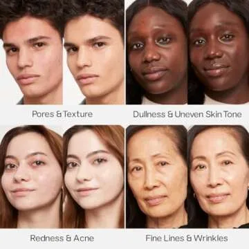 Saie Glowy Super Skin Tint Liquid Foundation - Hydrating Serum Foundation with Lightweight, Medium Coverage - Formulated with Hyaluronic Acid to Hydrate, Brighten and Plump - Shade 6 (1.01 oz)