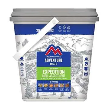 Mountain House 14-Day Emergency Food Supply | Freeze Dried Survival & Emergency Food | 84 Servings & Expedition Bucket | Freeze Dried Backpacking & Camping Food | 30 Servings