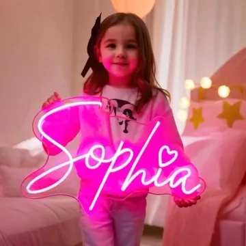 Customizable Neon Signs for Holiday Gifts and Decor